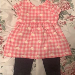 Carters Pink Daisy Set